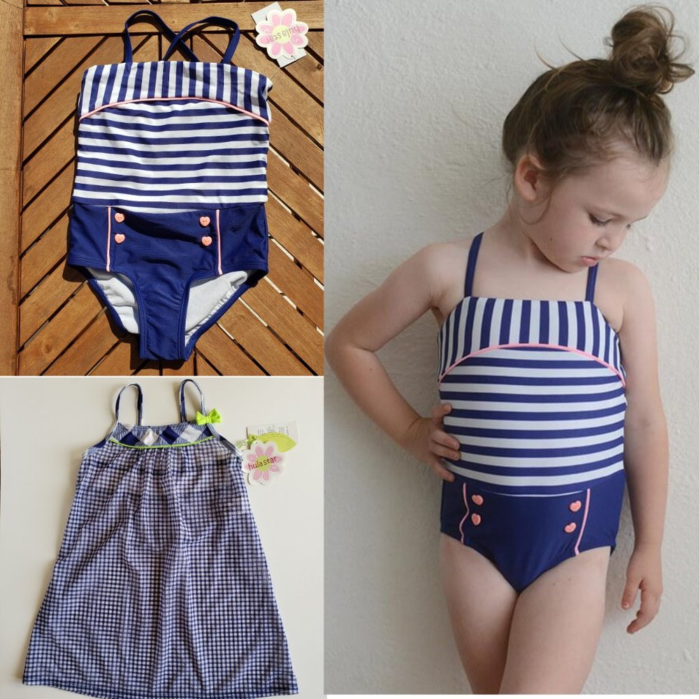 Hula Star 1pc Swimsuit + Cover Up Dress Set